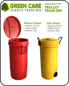 Trolley Trash Bin