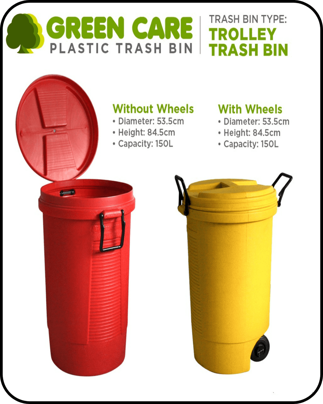 Trolley Trash Bin